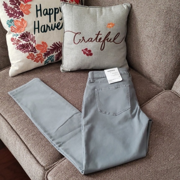 Sonoma Denim - Sonoma Supersoft stretch gray midrise skinny jeans